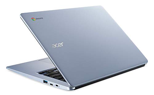 Acer Chromebook 314 CB314-1H - Ordenador Portátil 14" HD, Laptop (Intel Celeron N4020, 4GB RAM, 32GB eMMc, Gráficos UHD Intel 600, Chrome OS), PC Portátil Color Plata - Teclado Qwerty Español