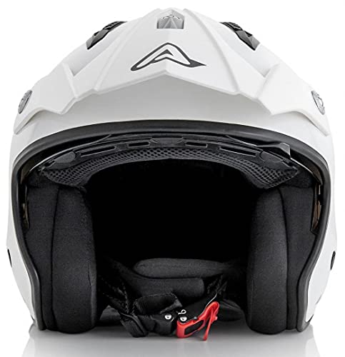 Acerbis - Casco Jet Aria - Color blanco - Talla L