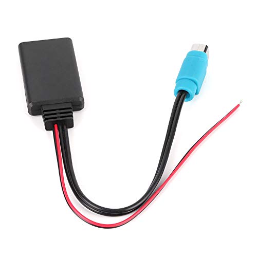 Adaptador Bluetooth para Coche Cable de o Auxiliar para KCE 8209 237B Cable de o inalámbrico Apto para Alpine CDE 8209, W203Ri IDA X303 X305 X301