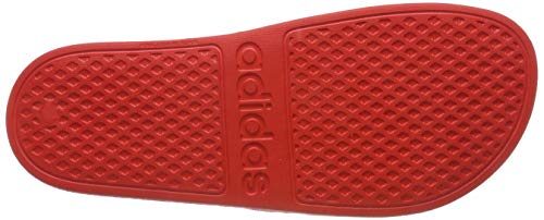 adidas Adilette Aqua Chanclas Unisex Adulto, Active Red/Footwear White/Active Red, 43 EU