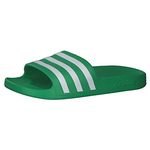 adidas Adilette Aqua Chanclas Unisex Adulto, Verint/Ftwbla/Verint, 43 EU