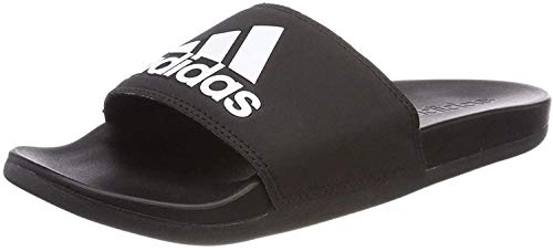 Adidas Adilette Comfort Zapatos de playa y piscina Hombre, Negro (Cblack/Cblack/Ftwwht Cg3425), 42 EU