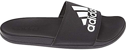 Adidas Adilette Comfort Zapatos de playa y piscina Hombre, Negro (Cblack/Cblack/Ftwwht Cg3425), 42 EU