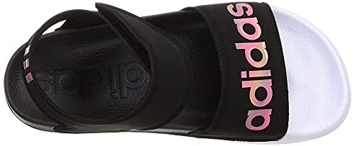 adidas Adilette Sandal, Sandalias Deportivas Mujer, NEGBÁS/IRIDES/FTWBLA, 39 1/3 EU