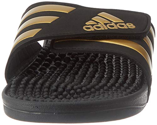 Adidas Adissage Zapatos de playa y piscina Unisex adulto, Negro (Negro 000), 48.5 EU (13 UK)