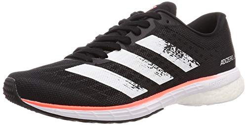 Adidas Adizero Adios 5 w, Zapatillas para Correr Mujer, Core Black/FTWR White/Signal Coral, 38 2/3 EU