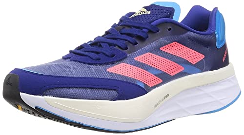 adidas Adizero Boston 10, Running Shoe Hombre, Legacy Indigo/Turbo/Sky Rush, 45 1/3 EU