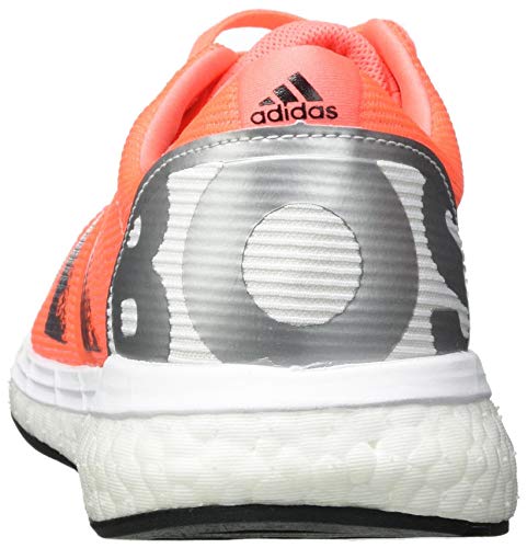 Adidas Adizero Boston 8 w, Zapatillas para Correr Mujer, Signal Coral/Silver Met./FTWR White, 38 2/3 EU