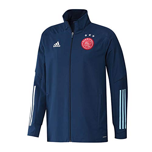 adidas Amsterdam Temporada 2020/21 AJAX PRE JKT Chaqueta presentación, Unisex, Azumis, L