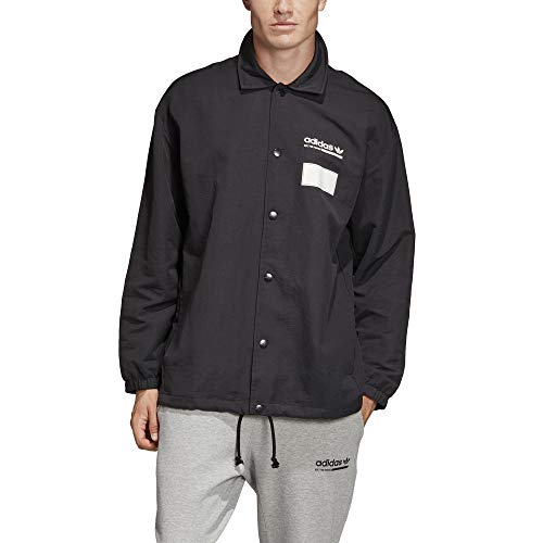 adidas Coach Jkt (GRP) Cortavientos, Hombre, Negro, L