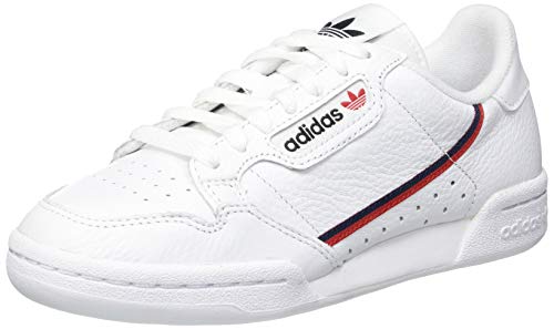 Adidas Continental 80, Zapatillas Hombre, Blanco (FTWR White/Scarlet/Collegiate Navy FTWR White/Scarlet/Collegiate Navy), 40 EU