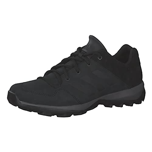 adidas Daroga Plus Lea, Walking Shoe Hombre, Negro, 41 1/3 EU