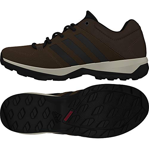 Adidas Daroga Plus Lea, Zapatillas de Senderismo Hombre, Marrón Negro, 47 1/3 EU