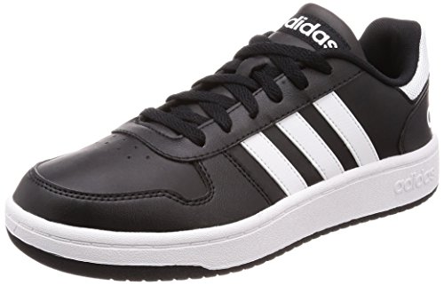 Adidas Hoops 2.0, Zapatillas de Deporte Hombre, Negro (Negbas/Ftwbla/Ftwbla 000), 42 EU