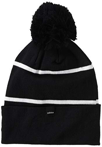 adidas Logo Pom Woolie Hat, Unisex Adulto, Black/Dgreyh/White, OSFM