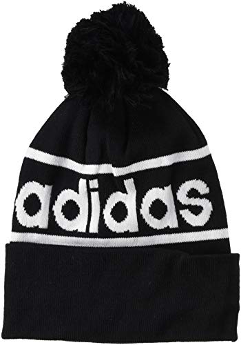 adidas Logo Pom Woolie Hat, Unisex Adulto, Black/Dgreyh/White, OSFM