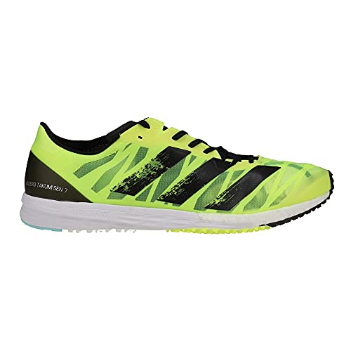 adidas Mens Adizero Takumi Sen 7 Running Sneakers Shoes - Green - Size 10 M