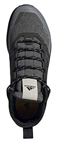 adidas Men's Terrex Trailmaker Mid GTX Hiking Shoe, Metal Grey/Core Black/Active Gold - 14