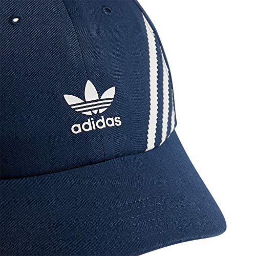 adidas Originals Men's SST Relaxed Fit Adjustable Cap, Crew Navy/White, One Size