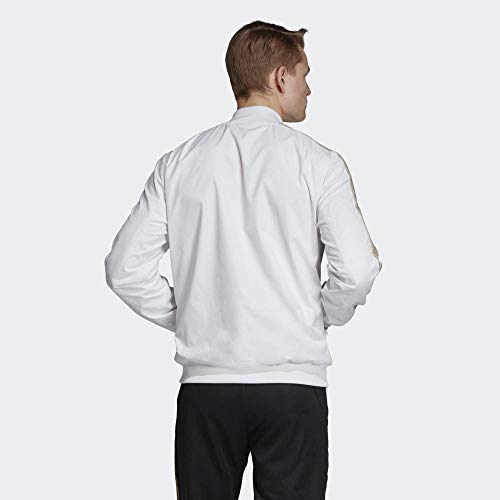 adidas Real Anthem Jkt Chaqueta, Hombre, Blanco/Orfúos, 2XL