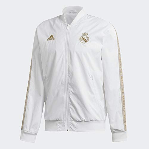 adidas Real Anthem Jkt Chaqueta, Hombre, Blanco/Orfúos, 2XL