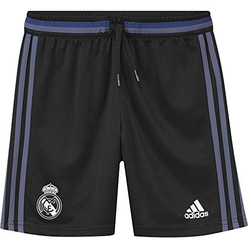 adidas Real Madrid CF TRG SHO Y Pantalón Corto, Niños, Negro/Morado, 9-10 años