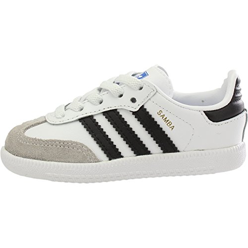 Adidas Samba OG EL I, Zapatillas de Estar por casa Unisex niños, Blanco (Ftwbla/Negbás/Gracla 000), 22 EU