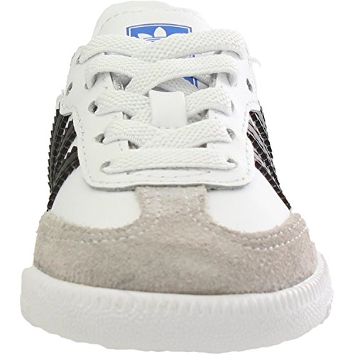 Adidas Samba OG EL I, Zapatillas de Estar por casa Unisex niños, Blanco (Ftwbla/Negbás/Gracla 000), 22 EU