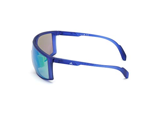 adidas SP0004 Gafas, Matte Blue/Green Mirror, 00 Unisex Adulto