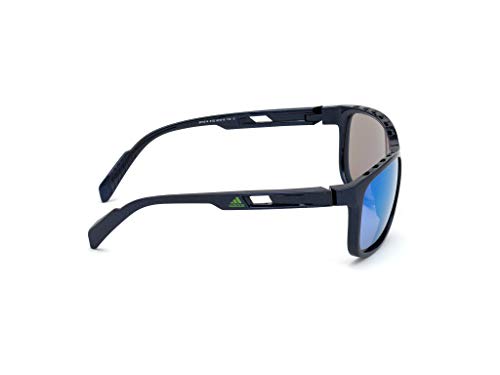 adidas SP0014 Gafas, Matte Blue/Green Mirror, 62 para Hombre