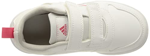 adidas Tensaur, Road Running Shoe, Cloud White/Real Pink/Cloud White, 34 EU