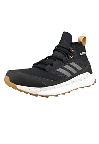 adidas Terrex Free Hiker Primeblue, Walking Shoe Hombre, Core Black/Grey/Mesa, 44 2/3 EU