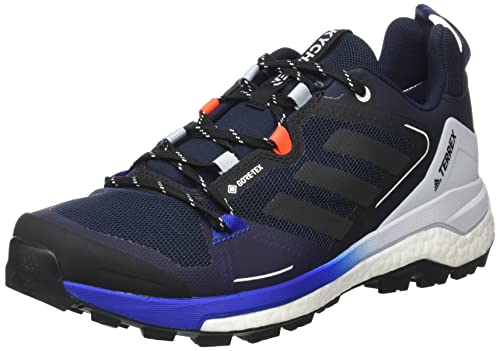 adidas Terrex Skychaser 2 GTX, Zapatillas para Carreras de montaña Hombre, Legend Ink Halo Blue Solar Red, 42 2/3 EU