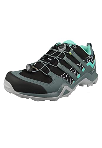 adidas Terrex Swift R2 GTX W, Zapatillas de Senderismo Mujer, NEGBÁS/OXIAZU/MENACI, 38 EU