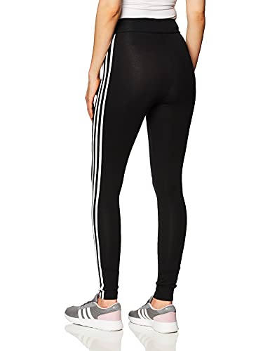 adidas Tres Bds Mallas, Mujer, Negro (Black/White), Tamaño del Fabricante 32