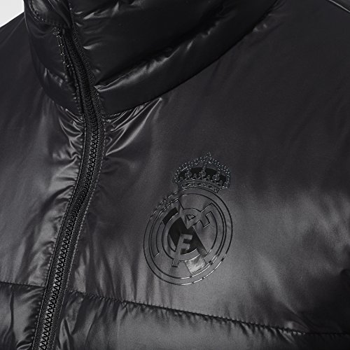 adidas TV Down JK Chaqueta Línea Real Madrid FC, Hombre, Negro, S