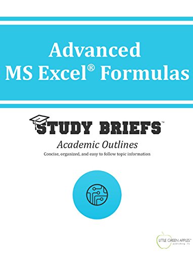 Advanced MS Excel Formulas (English Edition)