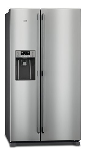 AEG RMB76121NX Independiente 549L A++ Gris, Acero inoxidable nevera puerta lado a lado - Frigorífico side-by-side (Independiente, Gris, Acero inoxidable, Puerta americana, LED, Tocar, 549 L)