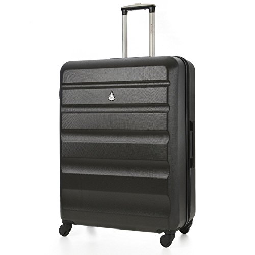 Aerolite ABS Equipaje Maleta rígida Ligera con 4 Ruedas, Grande 79cm, Gris Oscuro