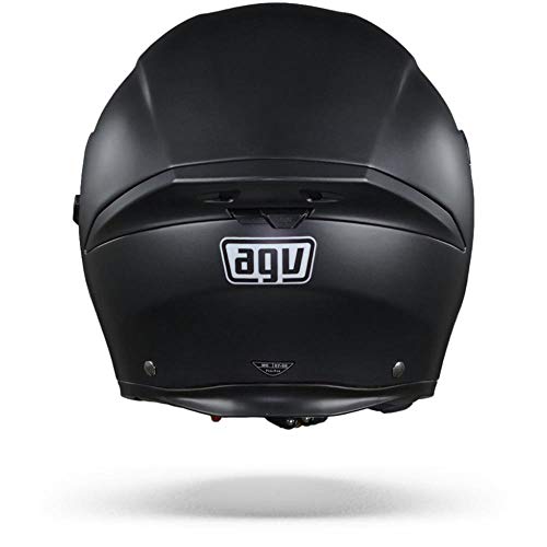 AGV 1131A4G0 K-5 Jet Solid Casco Moto Jet, negro, M-L