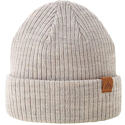 AHAHA Gorro y Bufanda Niño Suave y Flexible Caliente Gorro Niño Invierno Buena Elasticidad Gorro Bebe Beige M