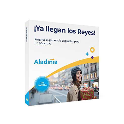 ALADINIA ¡Ya Llegan los Reyes! Cofre de experiencias para Regalar. Actividades de SPA, Aventura y gastronomía. Regalos Originales para Hombre y Mujer. Bono sin Caducidad, Cambios Gratis e Ilimitados