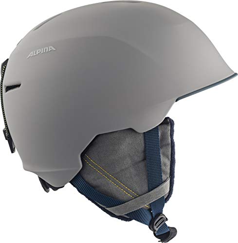 ALPINA ALBONA Casco de esquí, Unisex-Adult, Grey-Curry Matt, 53-57