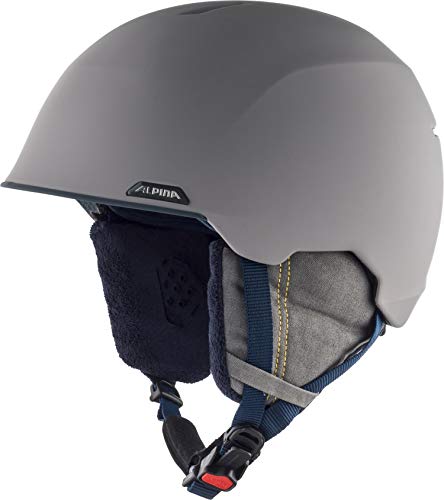 ALPINA ALBONA Casco de esquí, Unisex-Adult, Grey-Curry Matt, 53-57