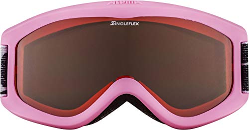 ALPINA Skibrille Carvy 2.0, Infantil, Rosa (Rose slt 877), Talla única