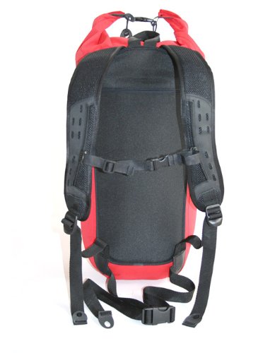 Altus Mascún - Mochila tipo rulo para bicicleta, 100% impermeable, 25 l, color rojo