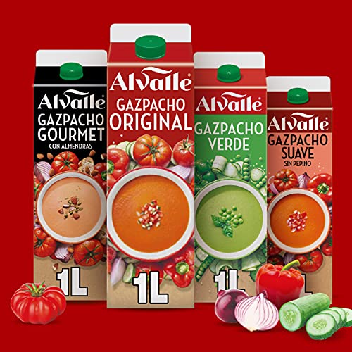 Alvalle Gazpacho Suave sin Pepino, 1L