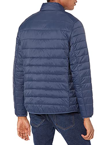 Amazon Essentials - Chaqueta acolchada, ligera, resistente al agua y plegable para hombre, Azul (Navy), US XL (EU XL - XXL)