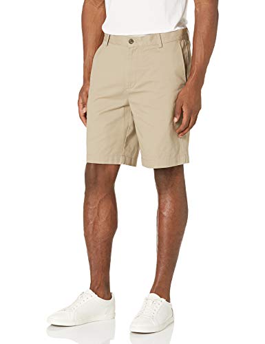 Amazon Essentials – Pantalón corto de corte entallado para hombre (22,8 cm), Marrón (Khaki Kha), 38W