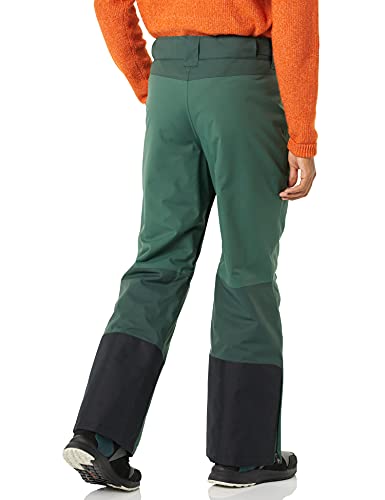 Amazon Essentials Waterproof Insulated Ski Pant Pantalones de Nieve, Verde, Bloque de Color, M